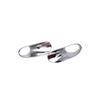 For Honda Accord 2011-13 Chrome Front Bumper Fog Light Lamp Frame Cover Trim 2pc