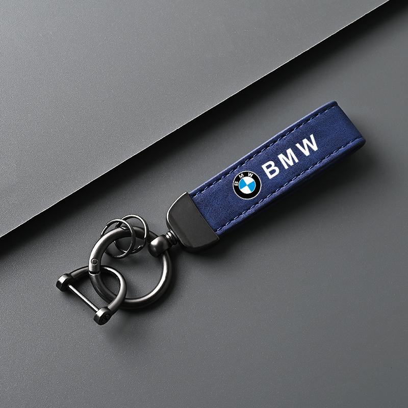 Car Leather Zinc Alloy Keychain Microfiber Key Chain Gift For BMW Performance E46 E30 E36 E39 E46 E87 E90 X1 X2 X3 X5 X7 Emblem Jbhv81