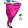 Sack Race Bags for Kids Backyard Relay Race Games Funny Giant Stretch Pants Game with 2 Bouncy Balls for Lawn Festival Birthday
