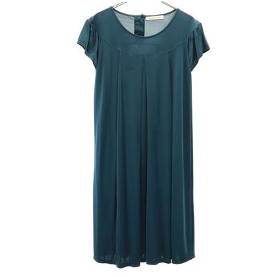 Green Label Relaxing Made In Japan French Sleeve Knee-length Dress Women Used