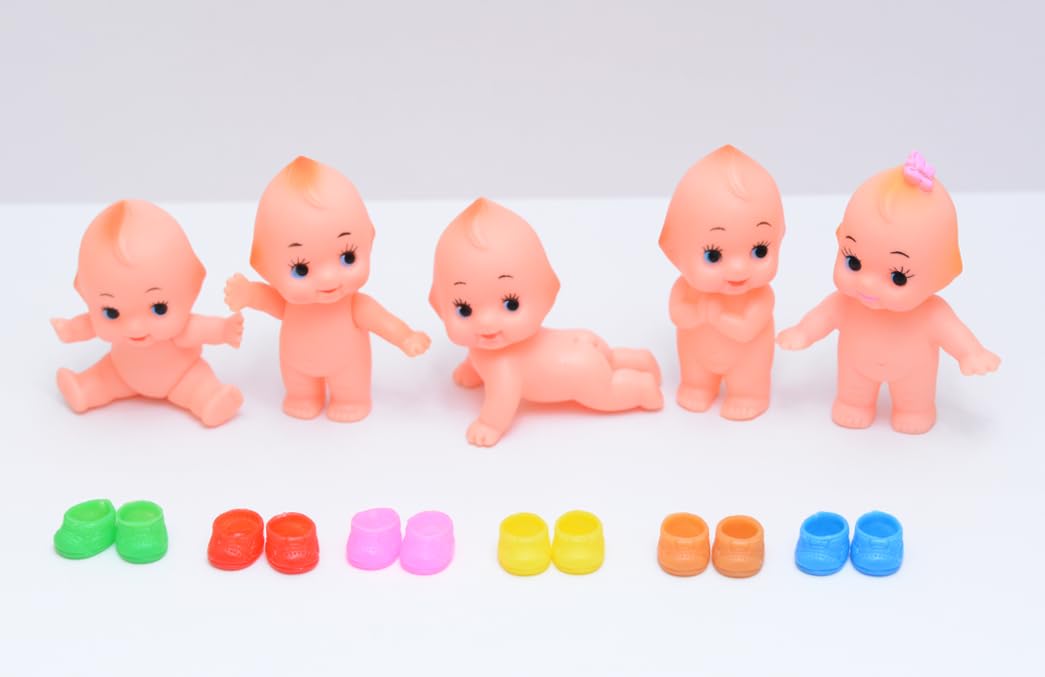 

Made in Japan Obitsu Kewpie 5cm 5 Types + 6 Shoes Color Set