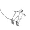 Skier Metal Balance Toy Home Office Decor Desktop Gadget Ornaments Crafts