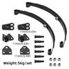 1/14 Tamiya RC Truck Steel Leaf Spring Set Front/Rear Suspension & Lifting Lugs for Tractor Trailer Model Car Replacement Parts