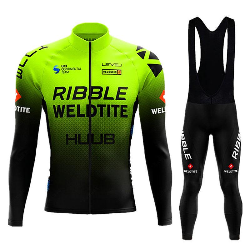 Long Sleeve  Sweat-absorbing Quick-drying Highway Spring and Autumn Men's and Women's Cycling Suit 2026 Autumn Breathable Cycling Suit Set