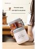 304 Stainless Steel Insulated Cup with Lid & Spoon - Large Capacity Oatmeal & Milk Cup for Students & Office, Portable Soup Pot