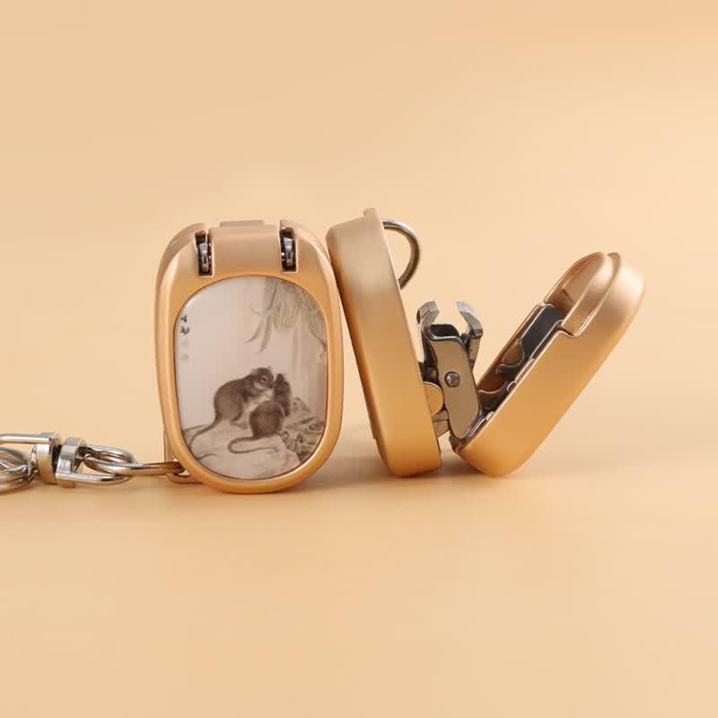 CHENGLI Zodiac Series Portable Folding Anti-Splash Nail Clipper