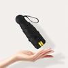 1pc Compact Travel Mini Umbrella Uv Protection Capsule Umbrella 5 Fold Ultra Lightweight Sunshade Umbrellas Protable Manual