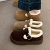 Thick-soled velvet Birkenstocks warm snow boots new winter Birkenstocks wool cotton shoes