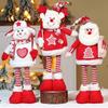 Snowman Style Christmas Figurine Santa Claus Style Christmas Decoration  Hotel Decor