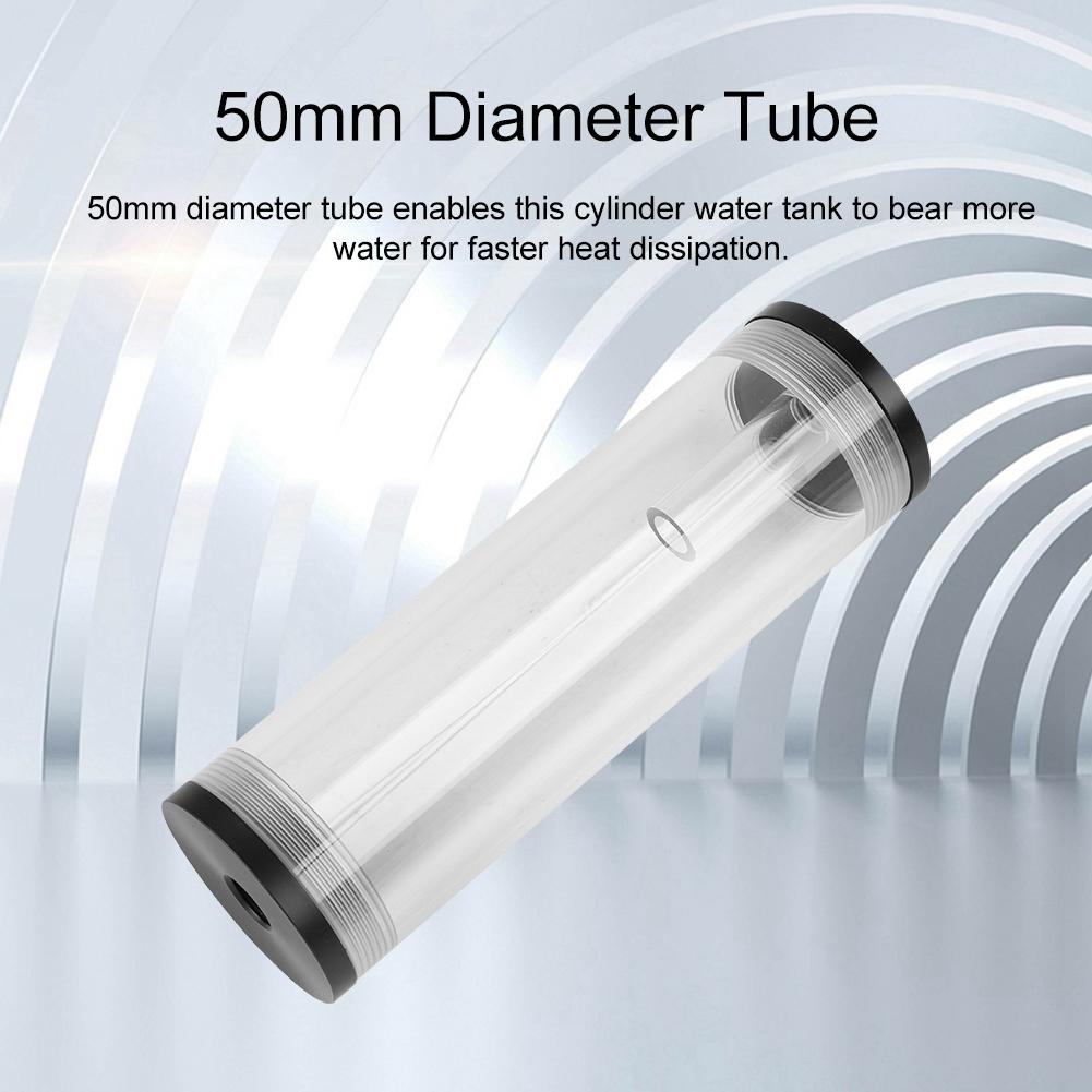 50m Diameter & 160mm Long Computer Water Cooling Tank 800L H Water Flow Mini DC Pump