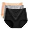Braguitas M-5XL para Mujer Ropa Interior Abdominal de Cintura Alta Algodón Calzoncillos Sin Costuras Chica Talla Grande Ropa Interior Íntima Femenina 3 Piezas/Lote