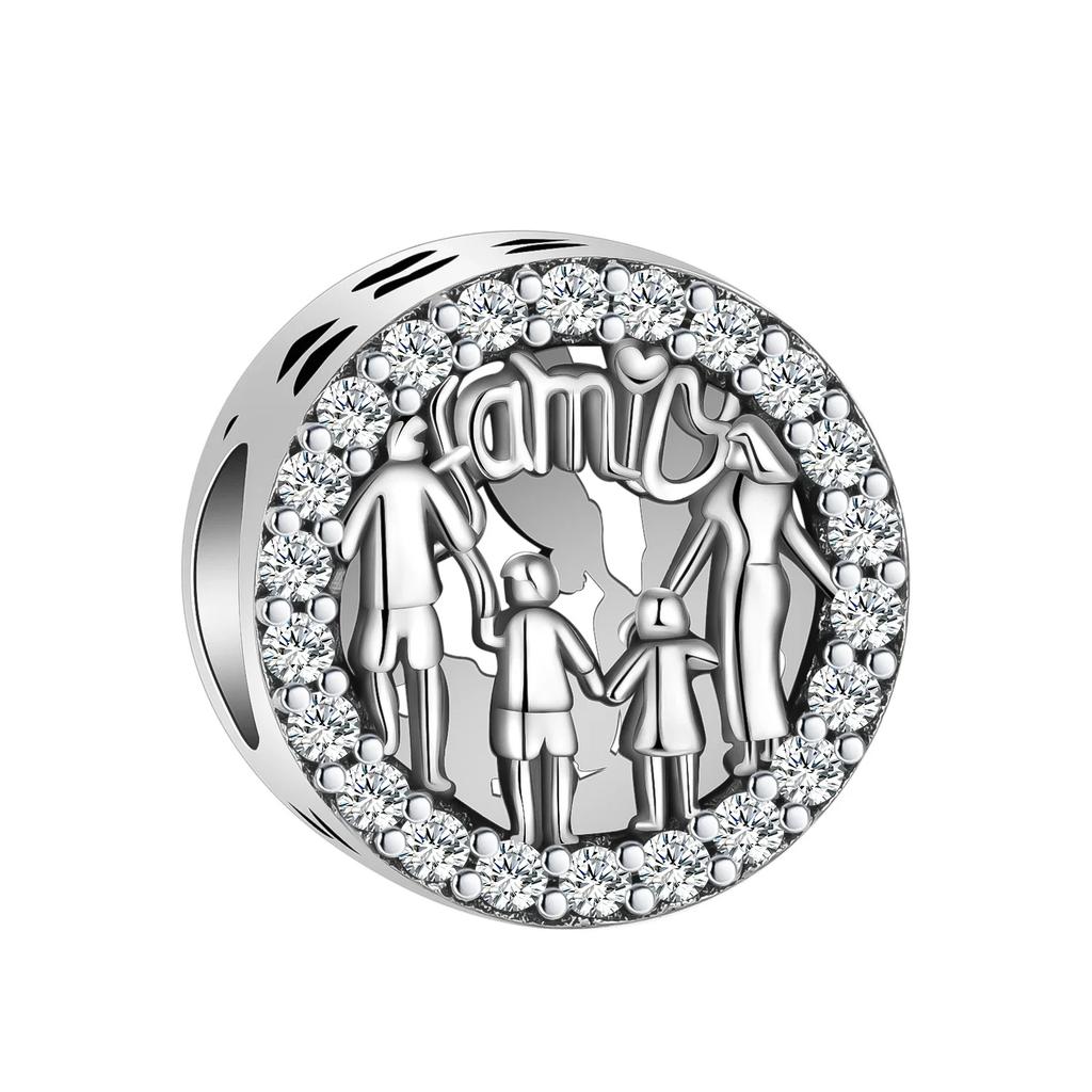 Copper Boys And Girls Lovers Pendants Charm For Genuine Bracelets Charms Bead Necklaces DoItYourself Female Jewellery