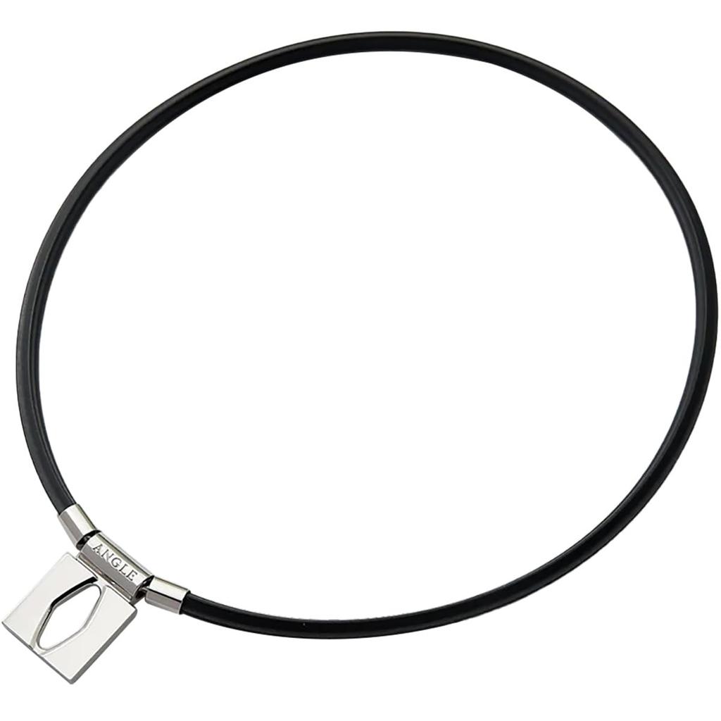 ANGLE 01 NECKLACE Angle Unisex Magnetic Necklace Platinum M [Medical Equipment] e.MODEL