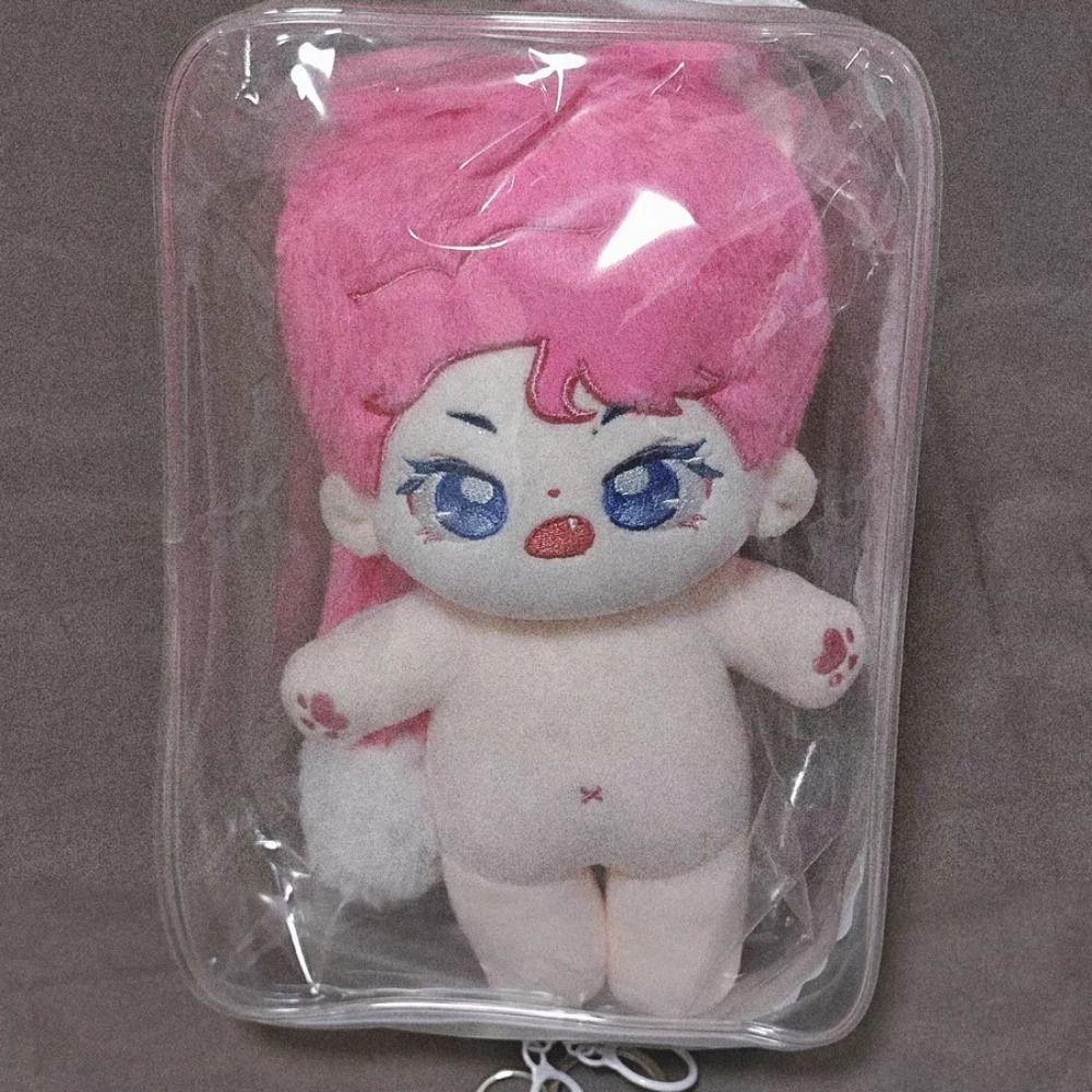 Thicken Doll Display Bag PVC Cosmetic Bag Portable Transparent Makeup Bag  Mini Bag Accessories