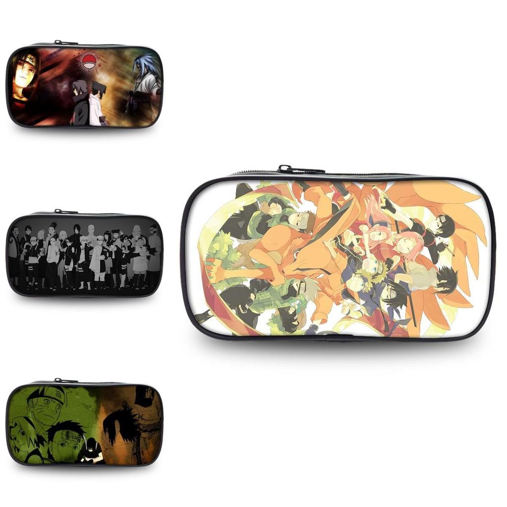 Naruto Anime Themed Printed Student Single Layer Stationery Storage Pencil Bag For Students And Fans