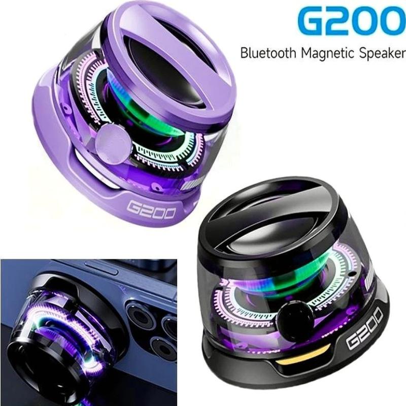 Magnetic Bluetooth Speaker Wireless Portable Mini Speaker With Rgb Color Light 5.3 Subwoofer Speaker