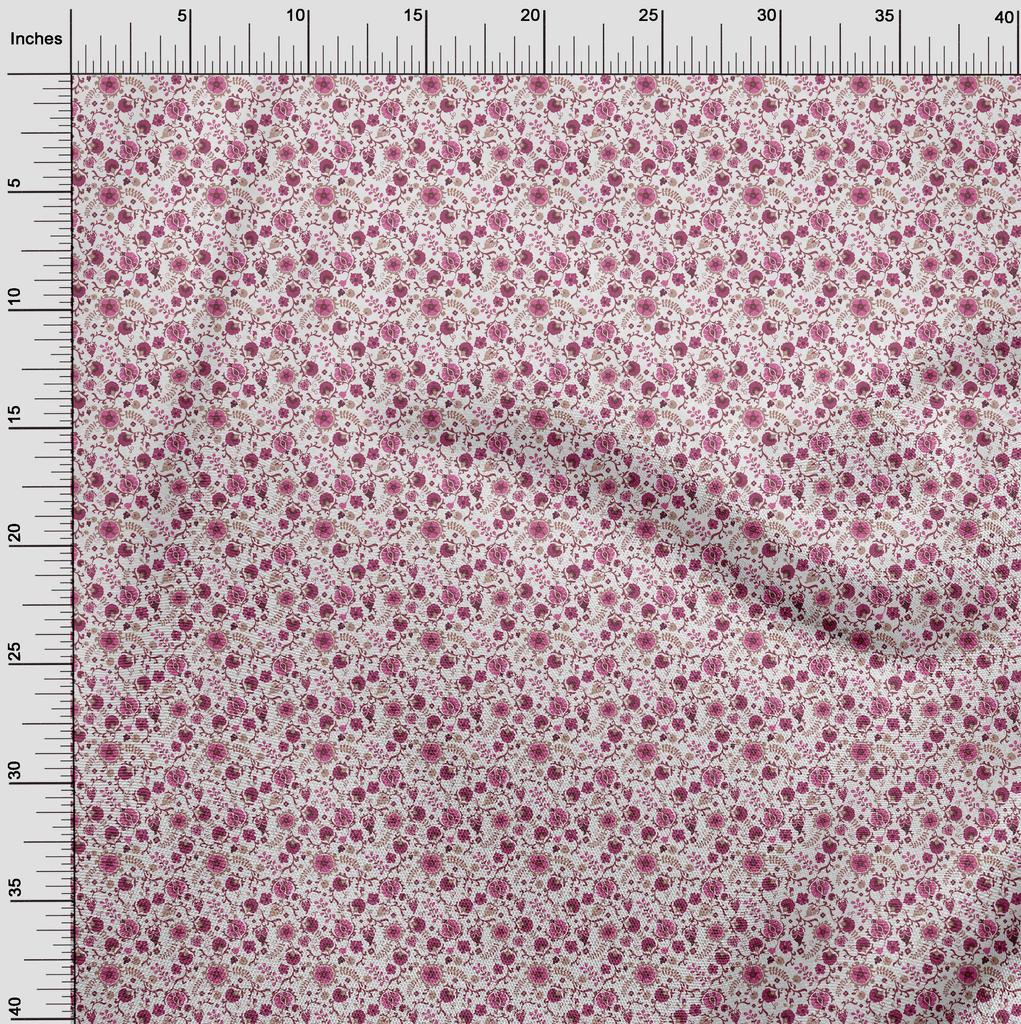 oneOone Cotton Flex Black Fabric Asian Suzani  Sewing Craft Projects Fabric Prints By Yard 40 Inch