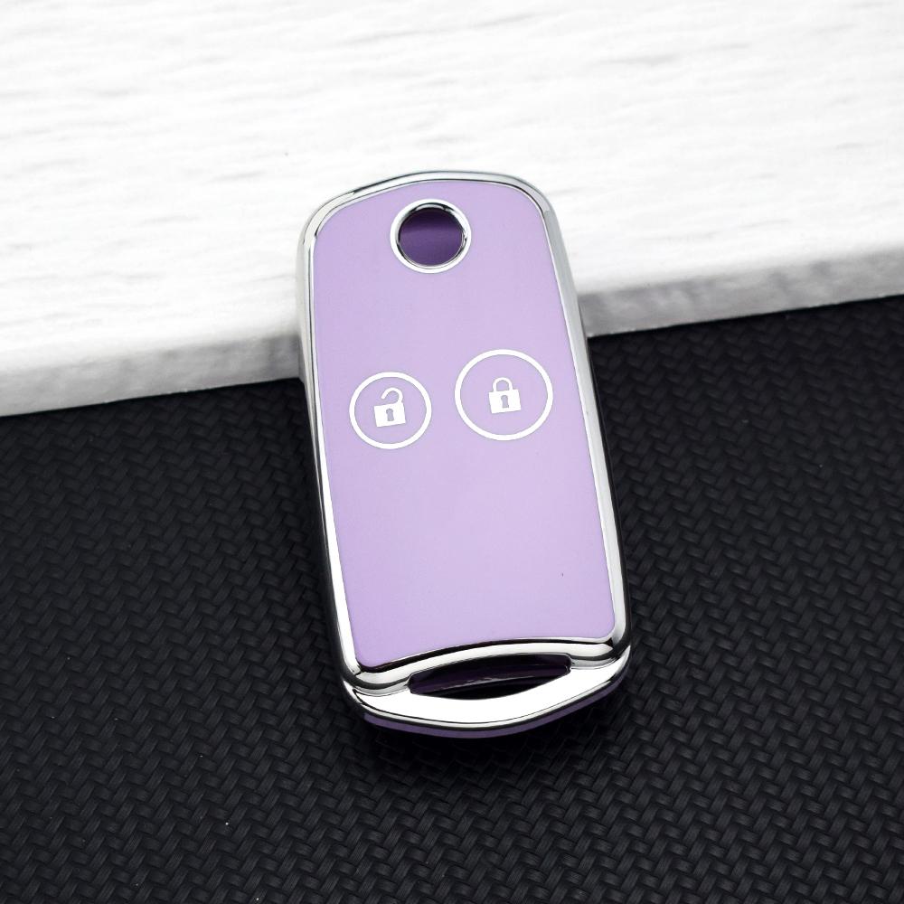 TPU Car Flip Key Case Cover For Acura TL TSX ZDX RSX CRZ Honda Civic Fit Accord CRV HRV Jazz Odyssey Car Key Chain Accessories