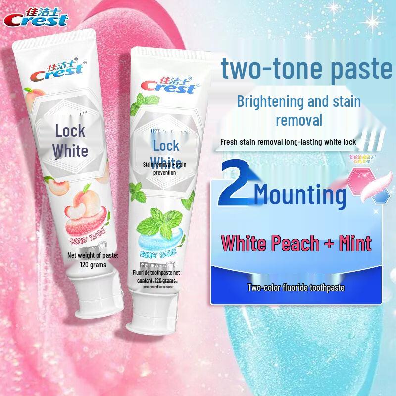 Crest Whitening Toothpaste Dual Flavor Pack