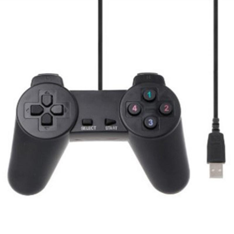 Usb 2.0 Gamepad Gaming Joystick Wired Game Controller For Laptop Computer Pc 135Cm Cable Length