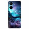 For Xiaomi Redmi 13C 4G Case Animals Painted Black Bumper Silicon TPU Coque for Redmi13C 4G 13 C Shockproof Covers Wolf Soft Bag