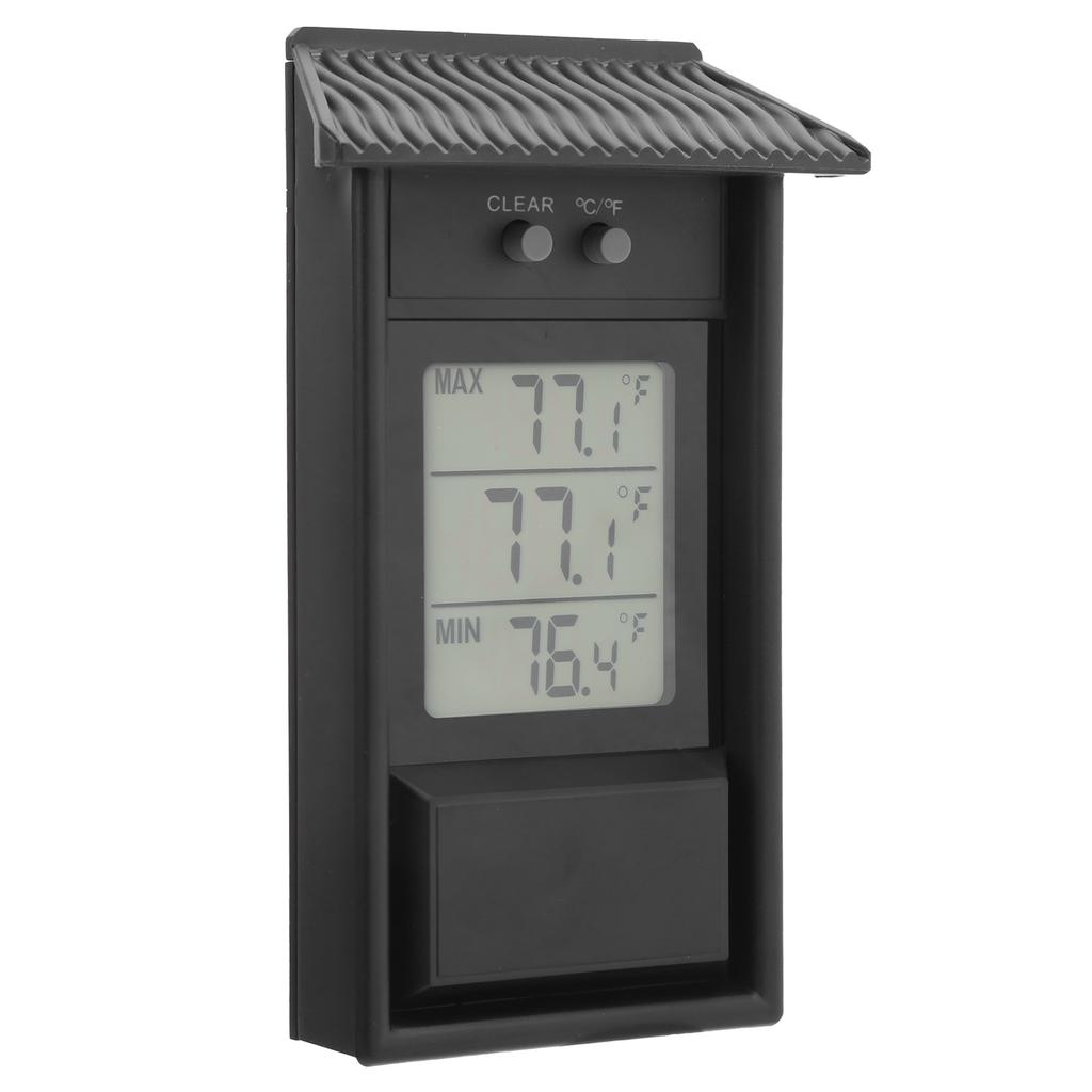Digital Thermometer Outdoor Waterproof Temperature Meter Gauge for Garden Greenhouse