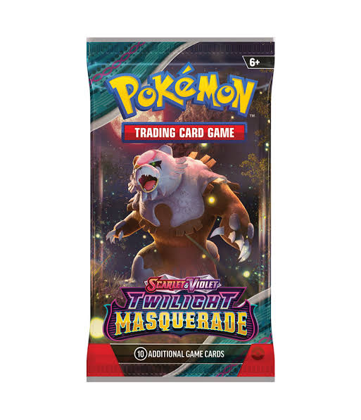 Pokemon Tcg Cards: &V - Twilight Masquerade - Booster Pack (1 Pack)