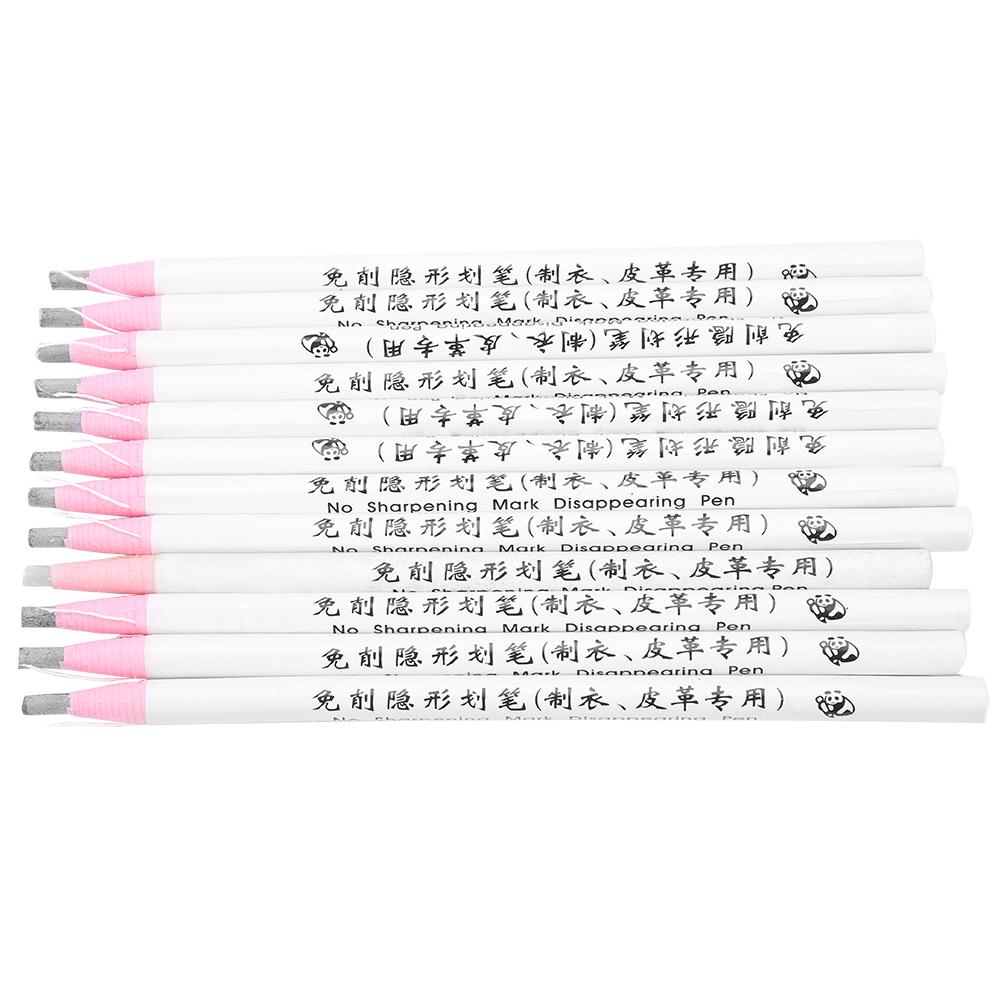 12pcs Pack Fabric Erasable Pen Tailor Dressmaker Craft Marking Sewing Accessories