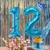 40 Inch Blue Foil Balloon Number 23,Crown 23th Birthday Party Decorative Balloons,Number Large Numbers Balloon 23,Girls Boys 23th Birthday Decoration
