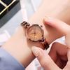 Nichelegering Armbandhorloge, Verfijnd Schijf Student Quartz Horloge, Veelzijdig Waterdicht Dameshorloge