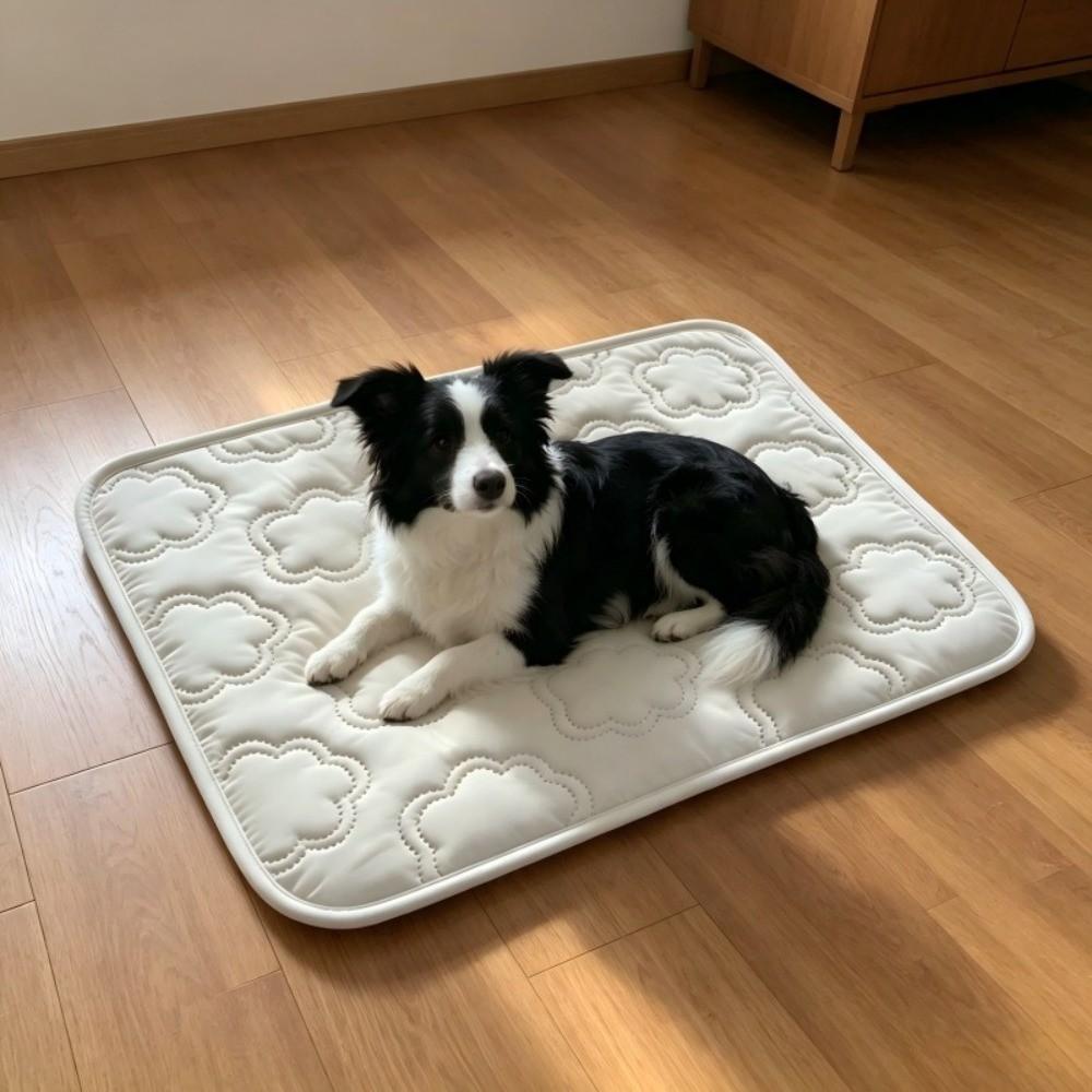 Dog Bed Mat Breathable Dog Cooling Mat Folding Non-Slip Pet Ice Pads Soft Dog Cooling Pad Home Sofa
