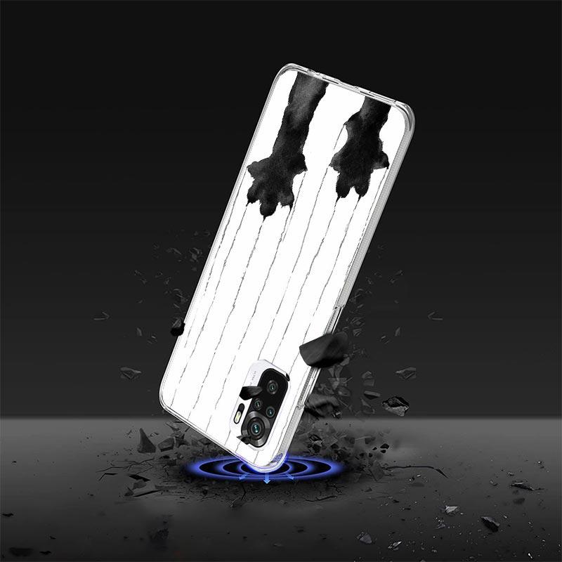 Cat Footprint Funny Paw Cute Phone Case For Xiaomi Redmi Note 10 11 12 13 14 15 Pro Plus 11S 12S 14S 11T 11E 10S Soft TPU Back C