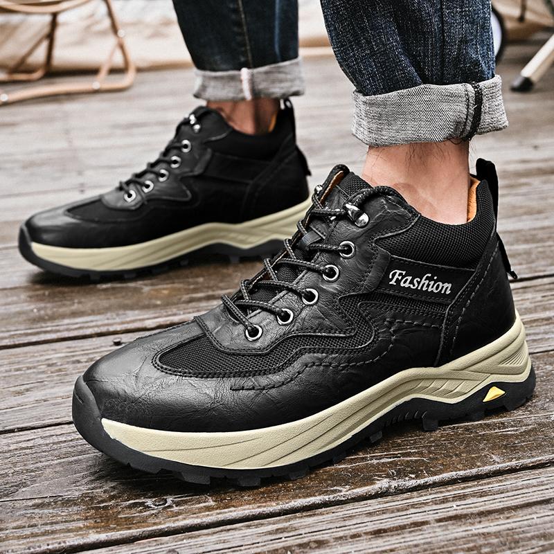 Pánská nová kožená outdoorová sportovní obuv obuv pro volný čas Business Kožené boty