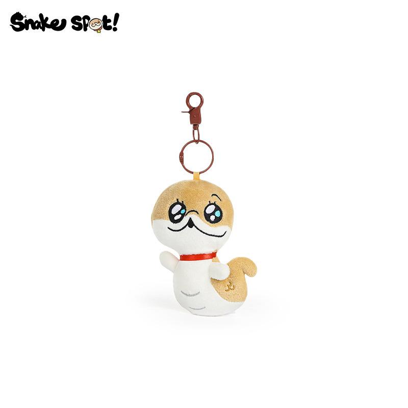 Snake Spot Plush Toy Mood Emoji Stuffed Doll Bag Car Keychain Pendant Gift Decor