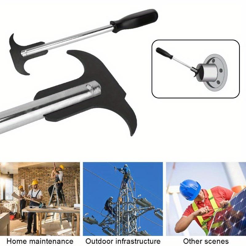 1PC Oil Seal Puller Car Repair Tool Wrench Puller Double Screwdriver Oil Seal Disassembly Tools.