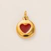 Yori 1Pcs Stainless Steel Charms Heart Pendant Used Women Making Earrings Necklace Bracelet Jewelry Accessories