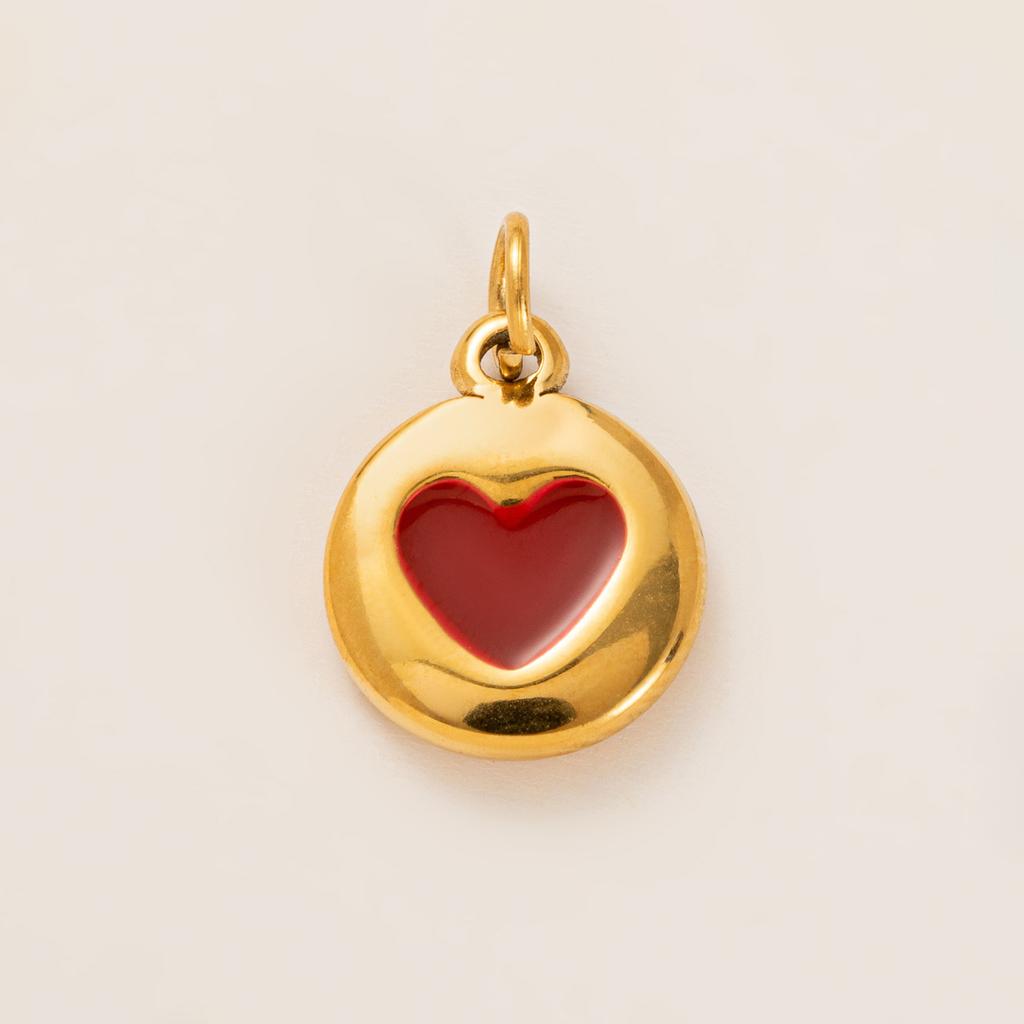 Yori 1Pcs Stainless Steel Charms Heart Pendant Used Women Making Earrings Necklace Bracelet Jewelry Accessories