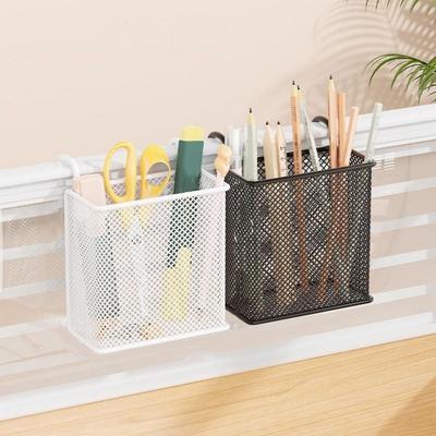 Decorative Metal Hanging Basket Wall Mounted Stationery Storage Box Bedside Storage Bin  Home