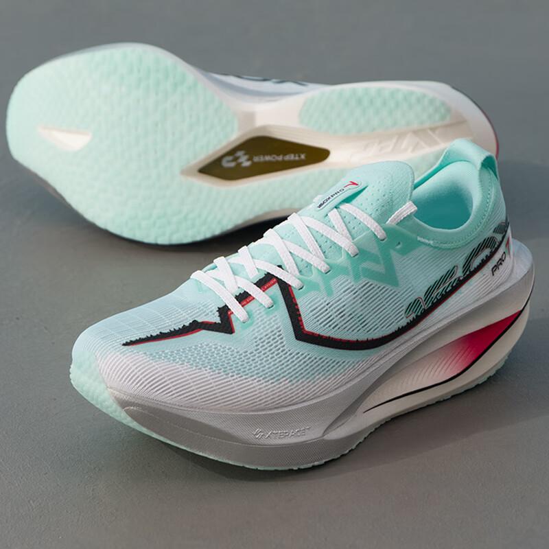 Xtep 160X 7.0 Pro Sports Fashion Comfortable Carbon Plate Running Shoes Textile Low Top Marathon Training Racing Men running shoes 975319110041-9