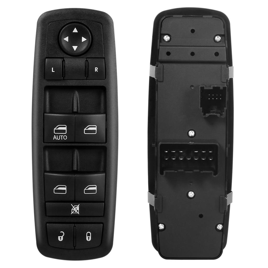 Master Power Window Switch | 8+13 P Check Required | Replacement For 2011-2016 Dodge Journey | Replaces# 68084001AD, 68084001AC, 68084001AB