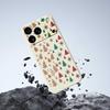 For iPhone 17 Pro Case Christmas Tree Gingerbread Pattern Printing Straight Edge TPU Phone Back Cover