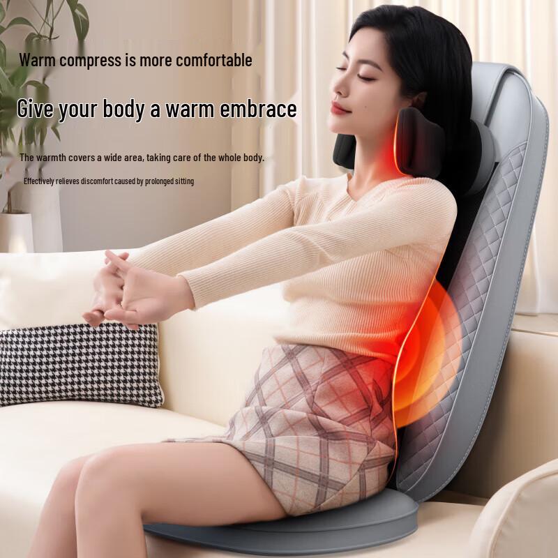 Aux Neck, Shoulder, and Back Kneading Massage Cushion
