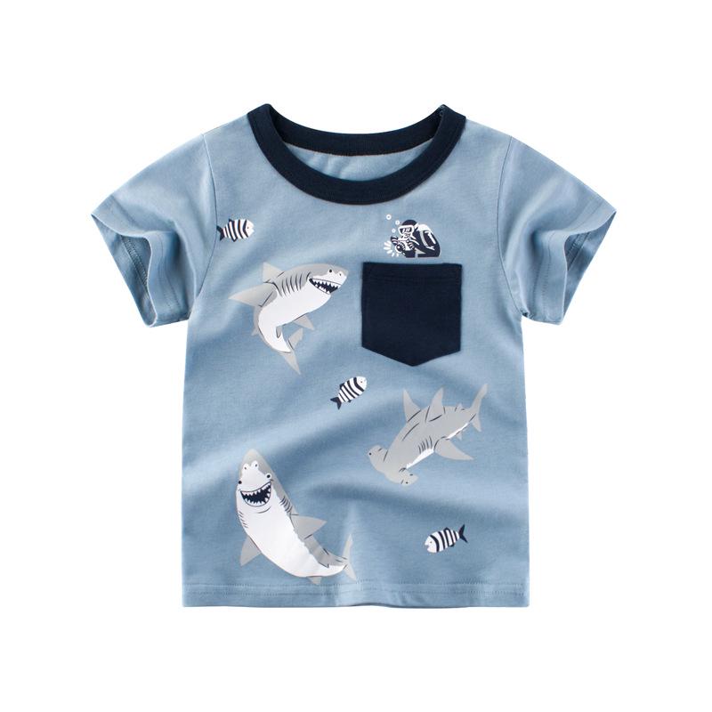 Children s clothing new summer children s short-sleeved T-shirt boys half-sleeved baby clothes 90cm