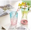 Lovwish Crystal Diamond Glass Straw Cup