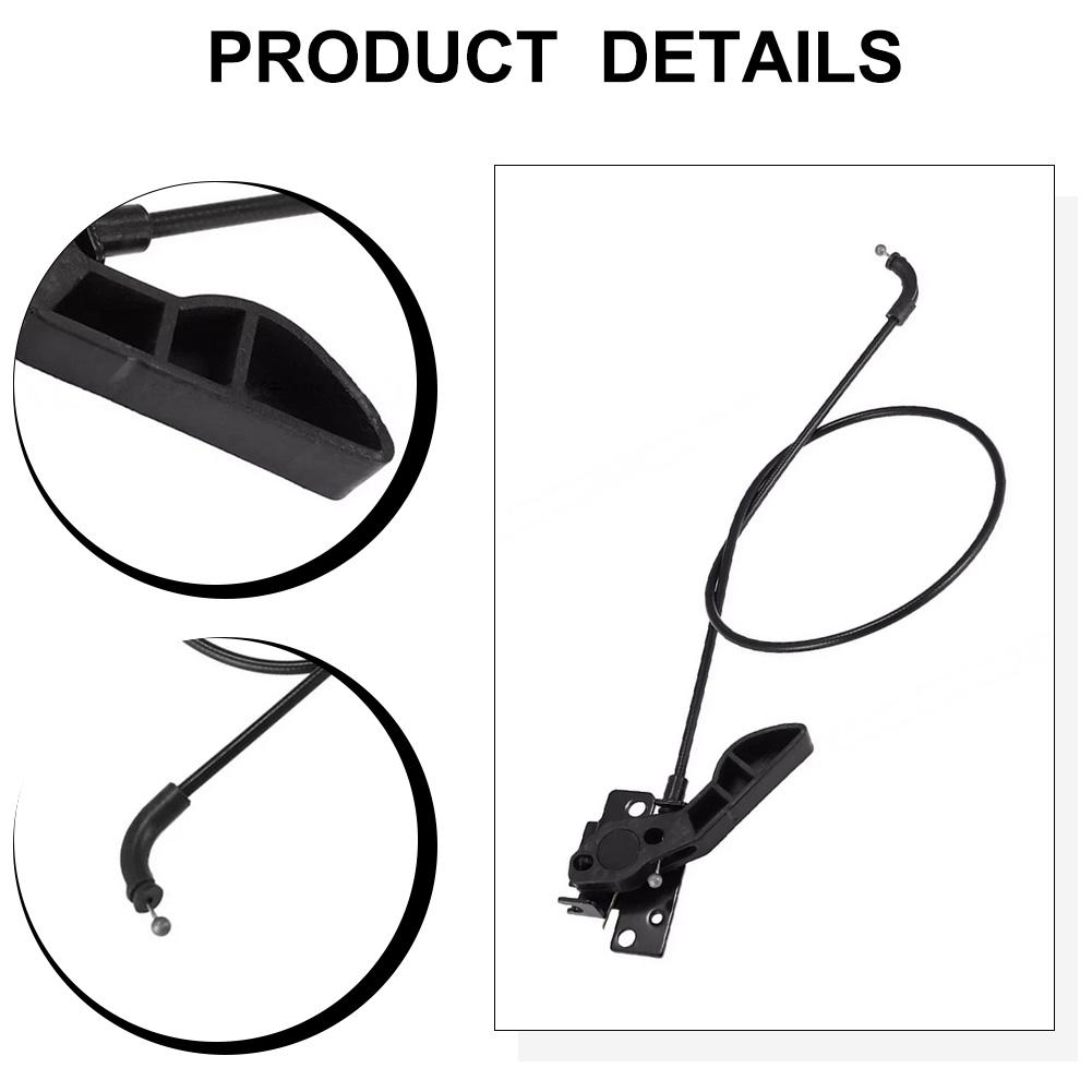 

For BMW X3 2011-2017 Hood Release Cable Black Hard Construction Precision Fit Smooth Operation Easy Installation China Mainland