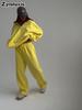 Fashion Half-Neck Long Sleeve Hoodie Pants Set Casual Oversized Sweatshirt and Pants Outfit