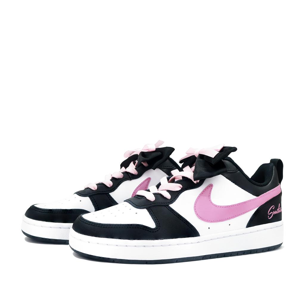 Nike Court Borough Skateboard Shoes Women's Low Top Purple, Black bq5448-115(Team271-)