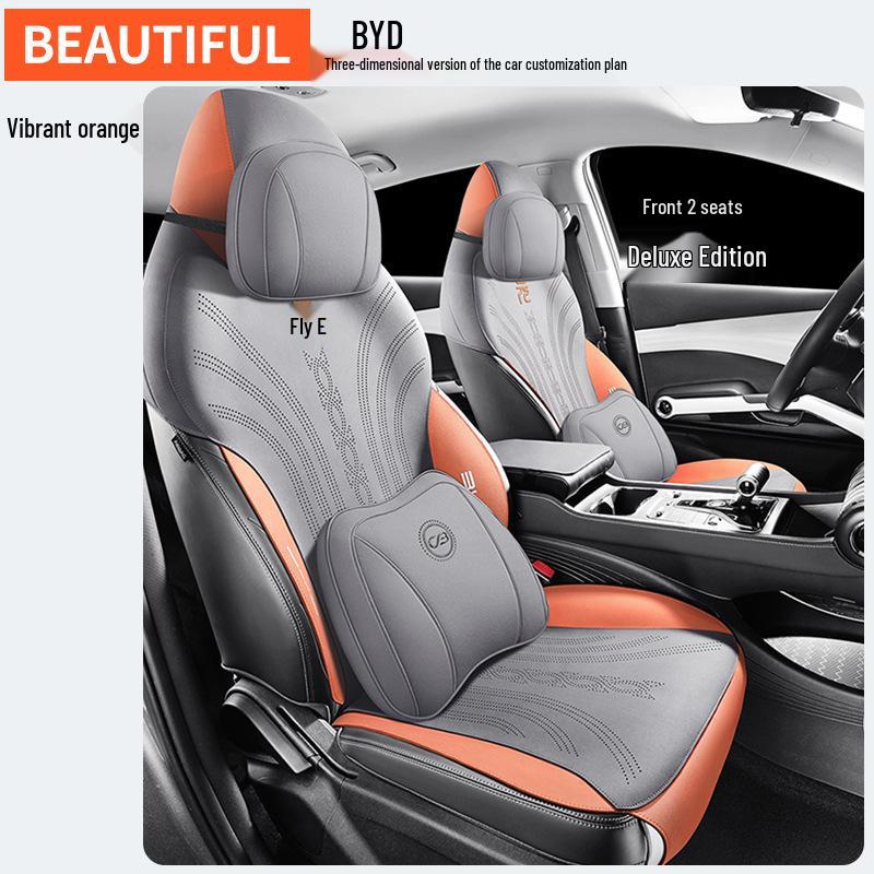 ZFL Sports Leather All-Season Seat Cushion for BYD Yuan PLUS