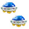 Space Set, New Astronaut, New Rocket, New Flying Saucer, Space-Themed Aluminum Foil Balloons, Universe Space-Themed Birthday Party Decorations