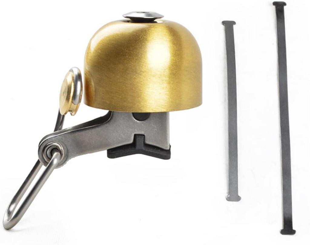 ENGWE Black Vintage Bicycle Bell, Loud Copper Bell, Easy to Use, Electric Bike Accessory